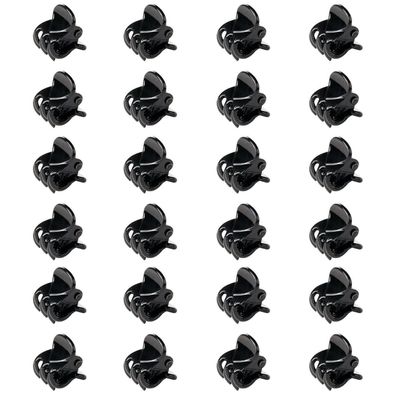 24 Mini Haarklammern Kunststoff Damen Mädchen Haarschmuck Clips
