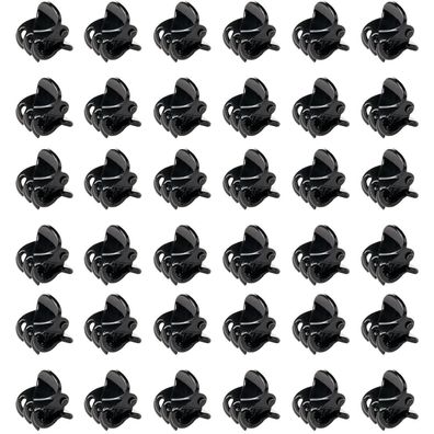 36 Mini Haarklammern Haarspangen Clips Kunststoff Haarklaue Frauen Mädchen