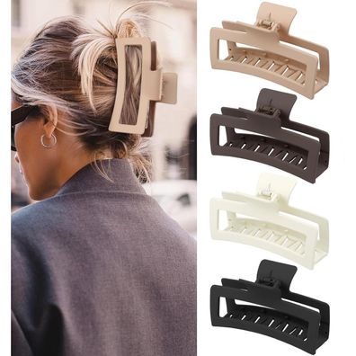 Große 13cm Haarklammer Damen Rutschfestes Haarspangen Claw Clip für Dickes