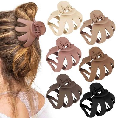 Blooms Octopus Haarklammer Haarspangen Damen Groß Rutschfest Hair Claw Clip