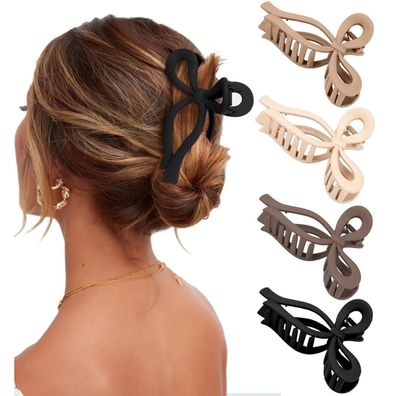 Blooms 4er Pack Schleifen Haarklammern Butterfly Hair Clips 11cm magnetisch