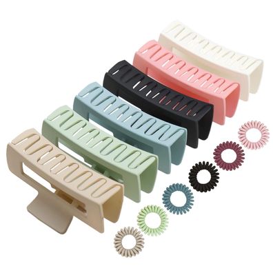 6 Haarklammern Rutschfest und Groß für Dickes Haar 11 cm, Damen Hair Clip