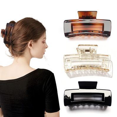 Kavya® Haarklammer 3er Set Rutschfeste Kunststoff Haarspangen Damen Mädchen