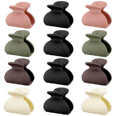 12x Damen Haarspangen Klein Haarklammern Dünnes Haar Rutschfest 4cm Geeignet