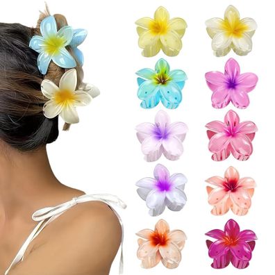 10 Stück Blumen Haarklammer Damen Mädchen Hair Clip Zubehör