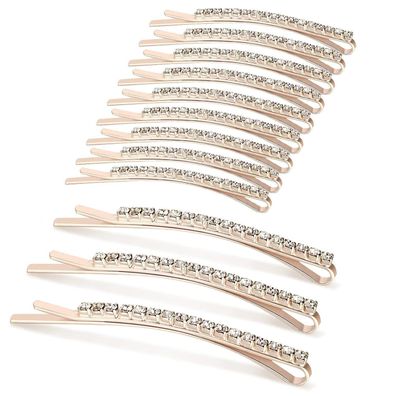 Strass Haarnadeln Diamant Haarclips Bobby Pins 12 Stücke Mädchen Haarschmuck