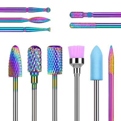 Elektrische Nagelfräser Wolframcarbid Nagelbohrer Set