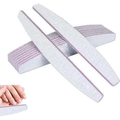 Professionelle Nagelfeile Set 5 Stück 100/180 für Gelnägel Nagellack Feilen