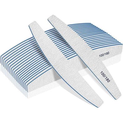 Professionelle Nagelfeile 100/180 - 12 Stück - Multi-Purpose - Doppelseitige