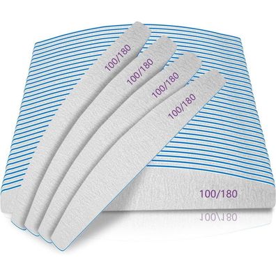 Nagelfeilen 50 Stück Professional 100/180 Körnung Acrylnagelfeile Set