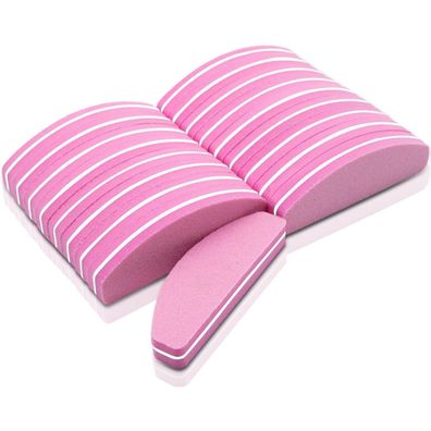 Nagelpuffer Block Doppelseitig Nail Buffer 100/180 Pink