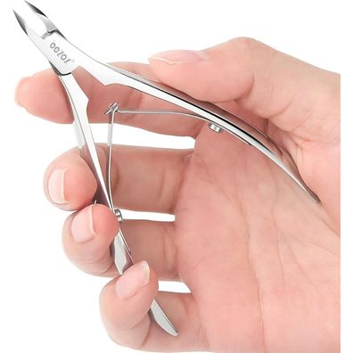 BEZOX Nagelhautzange 4mm Klaue Edelstahl Maniküre Hautschneider