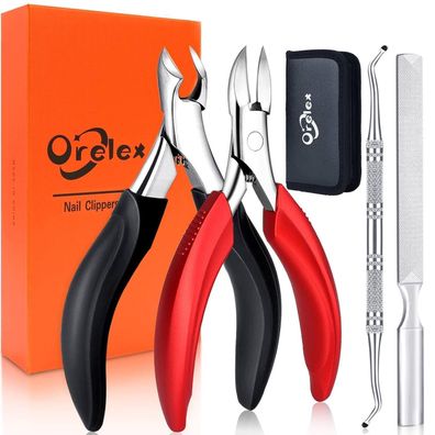 Professionelles Nagelknipser Set für dicke und eingewachsene Zehennägel