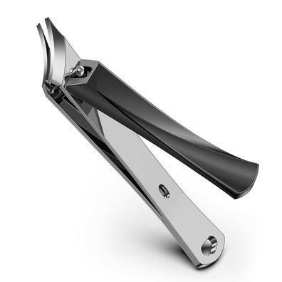 Nail Clipper Glass File Curved Blade Stainless Steel Ingrown Toenail Clipper