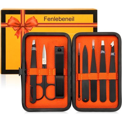 Pinzette Nagelknipper Set Augenbrauen Haar Entfernung Maniküre Kit Beauty Männer