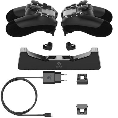 Ladestation + Netzteil USB Ladegerät Docking für Sony PS4 Wireless Controller