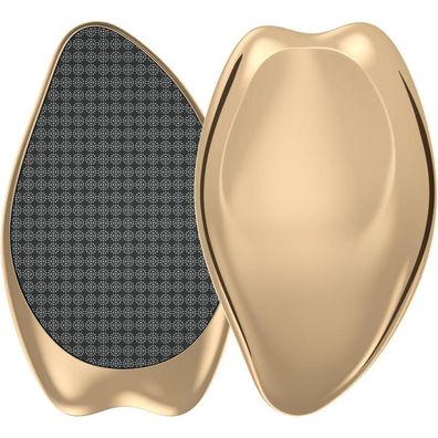 AnjoCare Nano-Glas Hornhautentferner 2in1 Fußfeile Raspel Golden