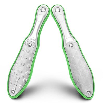 Pediküre Laser-Hornhautraspel Upgrade Fußfeile Edelstahl Ergonomischer Griff