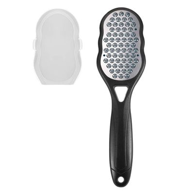 Hornhautentferner Hornhauthobel Raspel Fuß Pediküre Edelstahl Schwarz