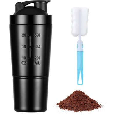 Edelstahl Protein Shaker 700 ml Bottle Leak Proof BPA Free