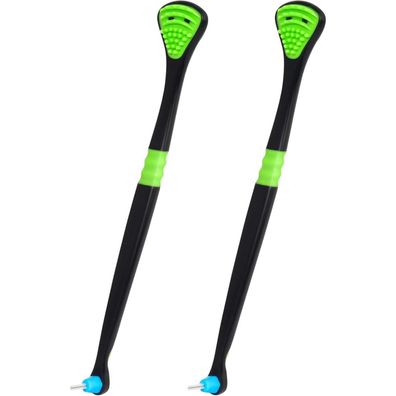 2er-Pack Zungenschaber Zungenreiniger Mundgeruch entfernen