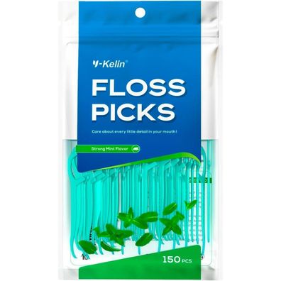 150 Stück Zahnseide Sticks Backenzähne Zahnreinigung Zahnzwischenräume