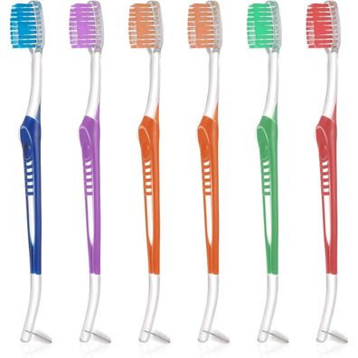 6er Pack Kieferorthopädische Doppelendige Interdental Zahnbürste