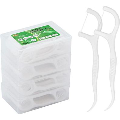 Zahnseide Dental Floss 200 Stück Zahnstocher Halter Y-Form Design