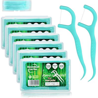 Dental Floss 300 + 40 Stück Zahnseide Sticks Zahnstocher Stick Y-Form Design