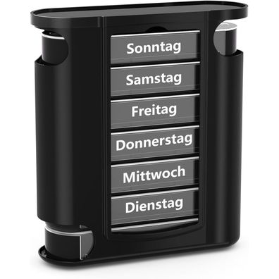 Tablettenbox 7 Tage 4 Fächer Morgens Mittags Abends Nachts Box Sehschwäche