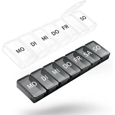 Opret Tablettenbox 7 Tage Pillendose Tablettendose Wochenbox Organizer