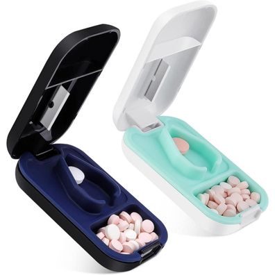 Opret Tablettenteiler für kleine und große Tabletten, Pillenschneider - BPA-frei