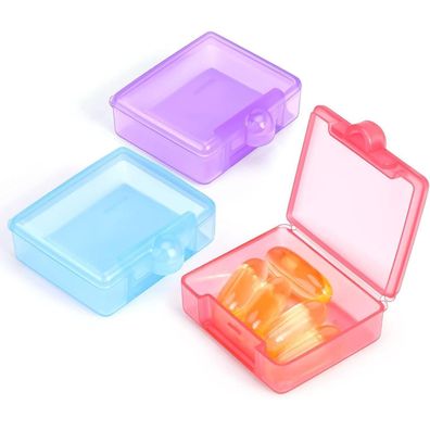 Opret 3 Stück Tablettenbox Vitamine Fischöl Tragbar Klein Pillendose Blau Lila