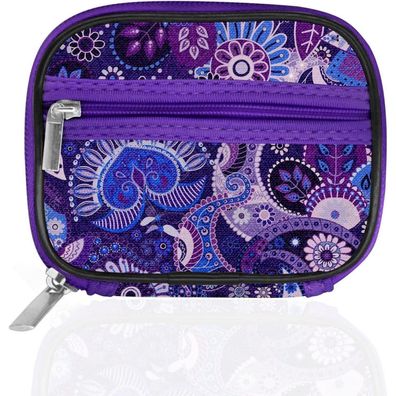 Serfeymi Tablettenbox 7 Tage Klein Medikamentenbox Reise Pillendose- púrpura
