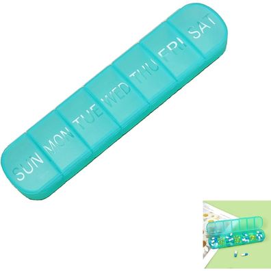 Große Pillendose 7 Tage wöchentliche Tablettenbox Mattes Finish