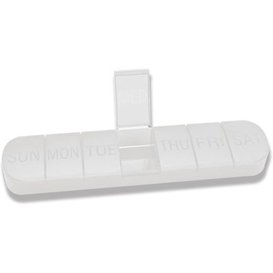 Tablettenbox 7 Tage Wochenbox Pillendose Tablettendose 7 Fächer Transparent