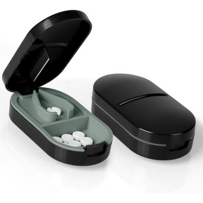 Tablettenteiler für kleine und große Tabletten, tragbarer