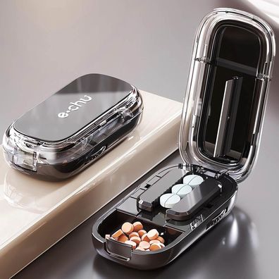 Tablettenteiler Pill Cutter Tabletten Teiler für große kleine Pillen mit