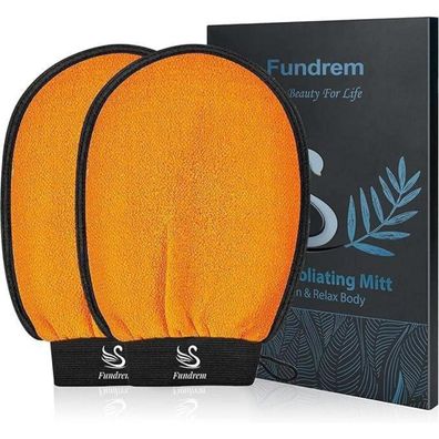 Koreanische Peeling-Handschuhe Orange - Selbstbräuner & Körperpeeling