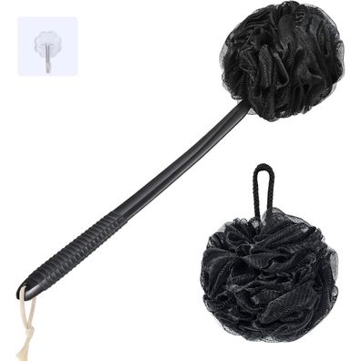 Badeschwamm Duschschwamm Set Peeling Schwamm Rückenbürste 42cm Netz Luffa