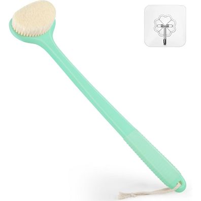 Rückenbürste Dusche 43cm Anti-Rutsch-Griff Nass Trockenbürste Körperreinigung