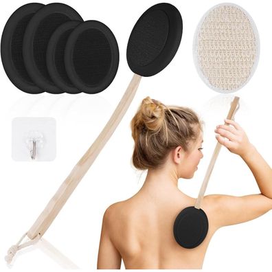 URAQT Eincremehilfe für Rücken, 7-teiliges Set mit austauschbaren Pads