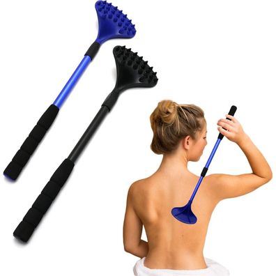 EASACE 2er Pack Scratcher 21-Zoll Body für Erwachsene Schwarz Blau
