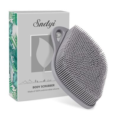 Silikon Körperbürste Duschbürste für Sanftes Peeling, Silicone Body Scrubber