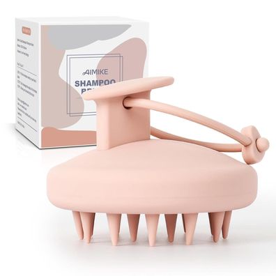 AIMIKE Silikon Kopfhaut Massagebürste Shampoo Bürste für Haarwachstum