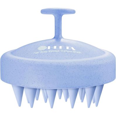 HEETA Kopfmassage Bürste Silikonborsten Haarpflege Massagebürste Himmelblau