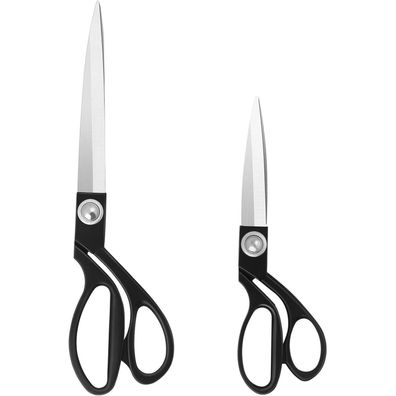 Professionelle Edelstahl Nähschere für Stoff Leder Schneider Künstler 20 cm+26
