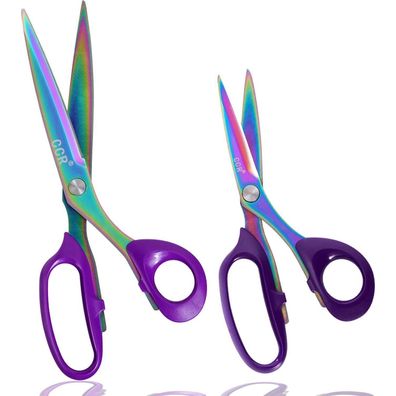 Premium Titan-beschichtete Schneiderscheren Set 2 (8 Zoll + 10