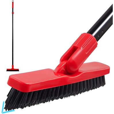 Mitclear V-förmige Fugenbürste 132cm Lang Bodenreiniger Bodenschrubber