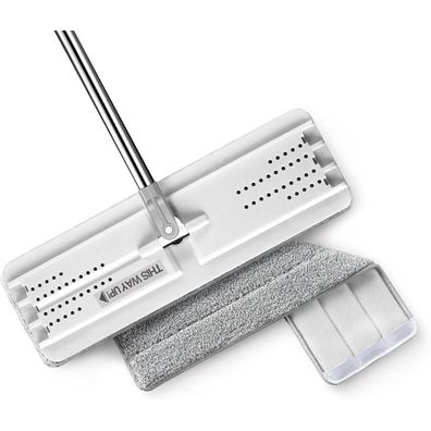 Joymoop Bodenwischer Mopp Mikrofaser Nasswischer Flacher Flachmopp Wischmopp